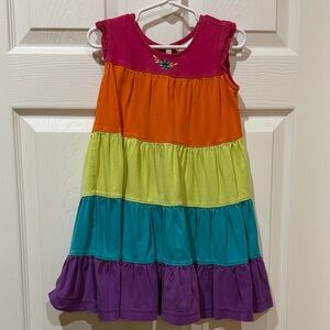Hanna Andersson Twirl Dress Rainbow